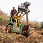 Closeup-Kanga-drilling-hillside Closeup-Kanga-drilling-hillside