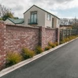 Driveway and wall