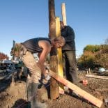 Bracing-post-for-concrete-pour