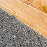 Exposed aggregate concrete path