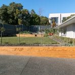 Finished landscaping