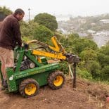 Kanga drilling hillside