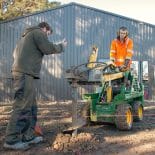 Kanga-drilling-post-hole