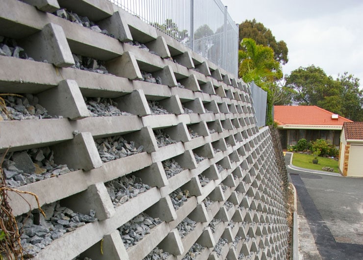 Retaining Walls Construction In Christchurch Backyard Projects